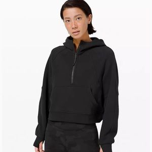 Lululemon Scuba oversized cropped half zip